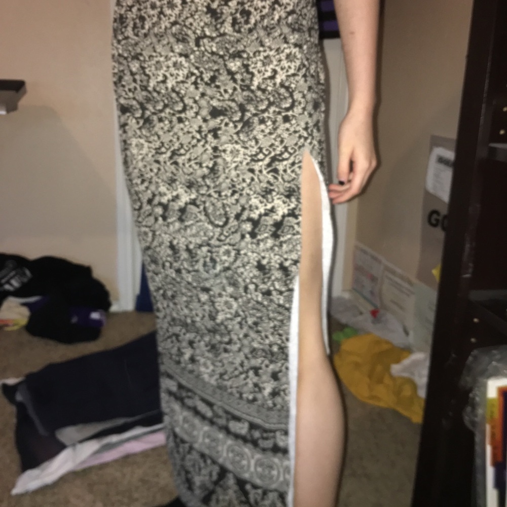 Bohemian Slit Skirt